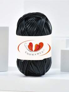 Metal Texture Cloth Line Personalized Wool DIY Woven Bag Wallet Luminous Bright Leather Material - Multicolor - View 13