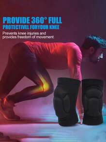 1pc Turtle Shell Collision-Proof Knee Pad, Foam Knee Support, Suitable For Cycling, Football, Hiking, Fitness, Yoga, Pilates, Providing Good Protection And Breathable Comfort For Your Knees Gym Accessories Knee Support Sports Knee Pads Gym Knee Pads
