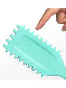 Cepillo modelador de rizos, Cepillo modelador de rizos universal, El cepillo modelador de rizos es especialmente adecuado para el cabello rizado, da forma a rizos glamorosos, la nueva opción para el cabello rizado, da forma y estilo a los rizos tanto para mujeres como para hombres, reduce el tirón y la separación de los rizos