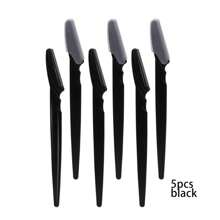 Juego de 5/10/30/40/66 piezas de recortadora facial de acero inoxidable con protectores de seguridad para hombres y mujeres - Kit de depilación multiuso para Body, rostro y zona del bikini - Herramienta de perfilado de precisión para cejas