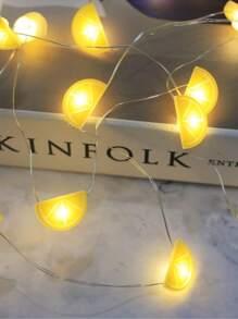 20 LED Fruit String Lights, Copper Wire Fairy Lights, Waterproof Novelty Lemon, Watermelon, Grape, Pineapple Decor Lights For Patio, Kids Girls Room, Summer Decoration, Christmas, Birthday Party, Festival