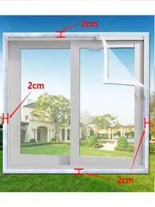 1 pieza de mosquitera autoadhesiva y reutilizable para ventanas, pantalla anti-mosquitos para ventanas, blanca, de tul, fácil de instalar, malla lavable de verano