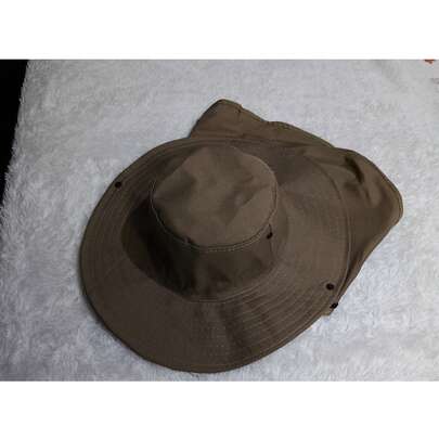 Chapéu Pescador Total Proteção Com proteção uv Solar Material resistente Poliéster l