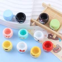 Sanrio (Authorized) Bright Cartoon Three-Dimensional Tea Cup DIY Cream Gel Phone Case Head Decoration Ornament, Sanrio Creative Cute Character Mini Toothbrush Holder, Resin Pen Holder, Home Decoration Figurine, Independent Accessory Base, Perfect Birthday And Graduation Gift,