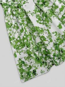 Abito corto da donna, stile vacanza, vestito attillato con stampa floreale e fiocco in vita, schiena scoperta e spalline sottili, abito elegante e vintage, vestito da cerimonia, ballo, festa e sera, nuovo abito casual per primavera, estate e autunno