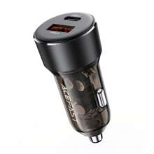 ACEFAST ACEFAST 60W Dual-Port Car Charger USB-C PD3.0 & USB-A QC3.0 Fast Charger Adapter For Phones Tablets