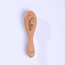 1pc Personalized Bear/Pumpkin Kitten Name Brush, Laser Engraving, Souvenir Gift, Bath Product Gift, Personalized Men's And Women's Hairbrushes, Youth's Products, Engraved Name Brush, Customized Gifts, Autumn Home Refresh, Xmas Decoration