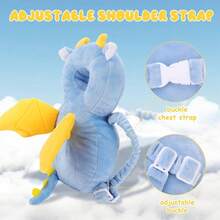Baby Anti-Fall Head Pillow, Anti-Collision Head Protection Back Pillow For Children, Anti-Fall Cap For Learning To Walk - Little Flying Dragon - View 3