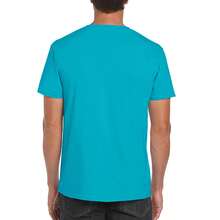 Gildan Unisex Adult Softstyle TShirt (Tropical Blue) - 咖啡棕 - 查看 2