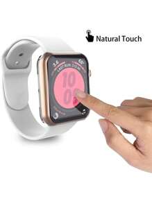 1pc Transparent Men Women TPU Full Cover High Definition Ultra Thin Watch Case, Anti-Drop Fashionable Casual Screen Protector Cover, For Apple Watch Case 38/40/41/42/44/45/46/49Mm, For Apple Watch Series Ultra/SE/11/10/9/8/7/6/5/4/3/2/1, Intelligent Watch Case Accessories