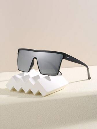 1/2/3 Pairs Vintage Square Frame Personalized Fashion Glasses For Travel, Beach, Outdoor Back To School Fashionable Preppy School Look