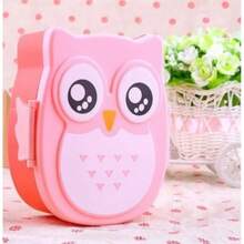 Portable Plastic Children Students Lunch Box  Bento Box  Container Carton  Dinnerware Cutlery Food Container
