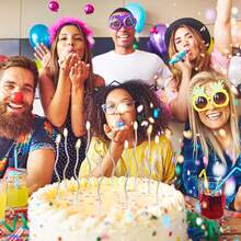 30 Nến Bánh Sinh Nhật Xoắn Ốc, Nến Bánh Kim Loại Có Giá Đỡ Cho Sinh Nhật, Đám Cưới, Trang Trí Bánh Tiệc - Bạc - Xem 5