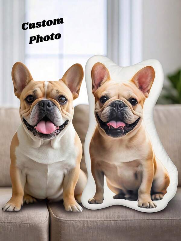 Custom Pet 3D Photo Pillow, Personalized Pet Pillow, Custom Funny Pillow, Fashionable, Colorful, Cute, Simple, Kawaii, Unique Personalized Custom Gift, Gift For Dog/Cat Lovers, Pet Memorial Gift, Unique And Exaggerated 3D Design Makes You Smile And Adds Personalized To The Room, Durable, Breathable, Lightweight, Washable, Funny, Cute, Love, Soft, Comfortable, Elegant, Simple, Custom, Personalized, Unique, Ideal Gifts For Him, Ideal Gifts For Her, Him, Her, Boyfriend, Girlfriend, Dad, Mom, Family, Friends, Son, Daughter, For Anniversaries, For Mother's Day, For Birthdays, For Valentine's Day, For Graduation, For Father's Day, For Children's Day, For Weddings, For Housewarming, Sofa, Bed, Car, Tea Room, Bedroom, Bathroom, Living Room, Dining Room