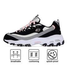 Skechers D'LITES 1.0 Leisure Shoes Panda Print Lightweight Shock Absorbing Women's Outdoor Commute Sneakers, Suggest Ordering 1/2 Size Down For 37 And Above