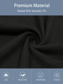 8 قطعة/عبوة ملابس داخلية سهلة السريعة الجفاف والممتعة لحت الخصر للرجال ، ملائمة لجميع الفصول - متعدد الألوان - مشاهدة 9