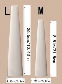 1pc Nordic Minimalist Creative Flower Vase Decor For TV Cabinet, Dining Table, Cylinder Shaped Vase Decoration, INS Style