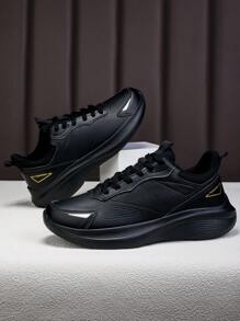 1 par de zapatos deportivos para hombres de primavera/otoño, zapatillas de correr con suela cómoda y suave, calzado casual para exteriores antideslizante y resistente al desgaste para viajes
