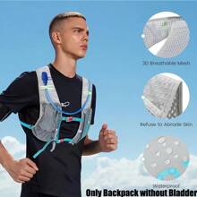 Running Vest, 5L Hydration Vest Lightweight, Breathable And Sweatproof Running Backpack, Adjustable Running Hydration Vest For Trail Running Marathon Race Jogging Cycling