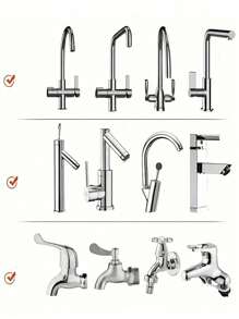 1pc 360° Swivel Faucet Extender With 2 Modes - Extendable & Rotatable, Splash-Proof Nozzle, For Upgrading Kitchen Water Conservation Back To School