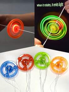 1 pieza Silbato con luz parpadeante - Juguete giratorio con luces, regalos para fiestas, relleno de bolsas de regalo, premios de clase, juguetes sensoriales, juguetes para fidget, relleno de bolsas de fiesta