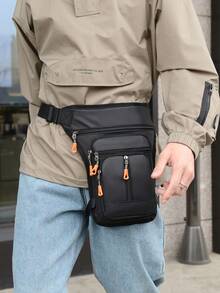 Multi-Functional Riding Waist & Leg Bag, Tactical Military Backpack, Hiking Outdoor Fishing Waist Bag, Leg Bag, Men's Bag, Crossbody Chest Bag - Multicolor - View 2