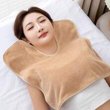 U Shape Towel Esthetician Salon Spa Massage Facial Care Neck Cosmetic Towels Reusable Warmer Microfiber Neck Towel, Microfiber Esthetician Towels For Facials Mask Removing Face Wrap Soft Facial Cloth With Split Design Spa Towels For Facial Steam Massage And Cleansing - Multicolor - View 9