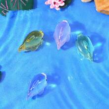 Miniature Transparent Flatfish, DIY Decor Accessories For Aquarium Landscaping Design - Multicolor - View 3