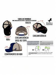 Country Trucker Cap Our Lady Of Aparecida Men's Women's Mesh Adjustable Size - 黑色 - 查看 8