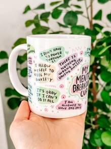 My Mental Breakdown Mug 11oz/15oz Daily Affirmation Mug Best Friend Gift For Her Mental Health Awareness Self Love Gift Self Care Back To School
