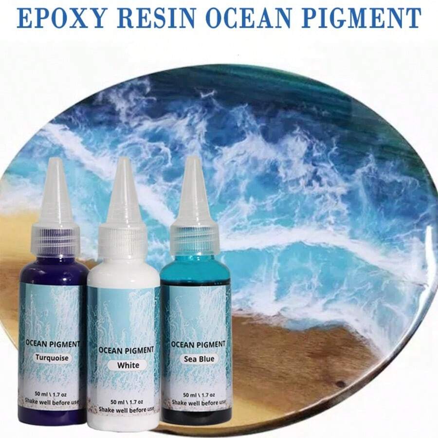 50ml Epoxy Resin Pigment Paste For Epoxy And UV Resins High Concentrated Pigment Paste For Flower Resin Coasters - Resin Pigment - View 1