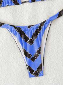 LUCKY HOLIDAY Fashionable Sexy Triangle Bikini With Tie Strap Bikini Set Set