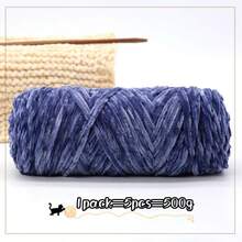 5 Rolls, 100g/Roll, Soft & Comfortable Chenille Velvet Yarn, Multi-Color Options, Suitable For Handmade Knitting - Multicolor - View 35