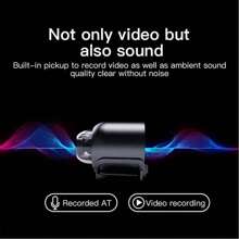 1pc Small Wireless Hidden Smart Camera. With Video Recording. Battery-Free WiFi Security Monitoring Camera, With Photo And Video Recording Function And Application Control, Suitable For Outdoor And Indoor Dog And Cat Monitoring/Home/Recording/Law Enforcement/Evidence Collection.