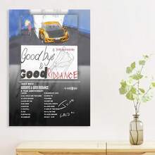 Framed JuiceWRLD Canvas Wall Art Goodbye And Good Riddance 5 Year Anniversary Special Edition Rap Album Cover Poster, Exclusive Music Prints For Bedroom Game Room Living Room Bar Studio - Framed - View 5