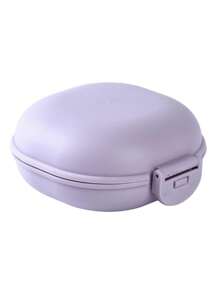 Boîte de savon colorée, étui, support, récipient. Savon de douche, maison, salle de bain, étanche, étui à savon rond, fournitures de voyage, portable, décoration de salle de bain, décoration d'automne, rentrée scolaire