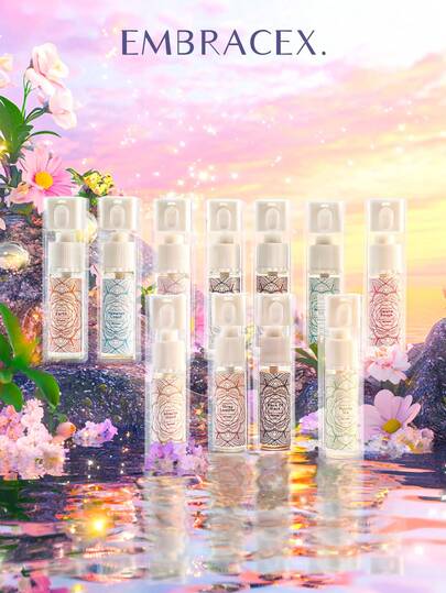 EMBRACEX. 10ml Fragrance Pheromone Perfume Oil Spray, Women's Perfume Oil, Lasting Fragrance, Candle Making, Air Freshener, Mother's Day Gift, Miracle Wood, Gentleman, Jade Dragon Tea, Aloeswood, Earth, Hawaiian Coast, Wishing Fairy, True Love, Black Noir, Wandering Leather, Geisha Rouge, Pheromone