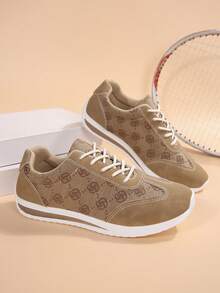 Moda feminina casual estilo coreano tênis planos para corrida e esportes, primavera outono