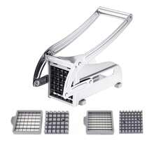 1pc Manual Potato Slicer, 304 Stainless Steel Multi-Function Cucumber And Radish Slicer, Home Fries Maker, Potato Cutter, Kitchen Accessories, Kitchen Items, Vegetable Cutter, French Fry Cutter,