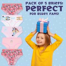 Bluey Knickers Comfy Breathable Cotton Underwear Pack Of 5 - Multicolor - View 2