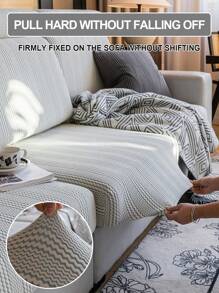 1 Stück kompletter Sofaüberzug, universeller Kratzschutz für 3-Sitzer und eine Queensize Sitzfläche, rutschfester Ganzjahresüberzug, geeignet für Wohnzimmer Sofaschutz für L-förmige Sofas und 1, 2, 3, 4 Sitzer Sofas
