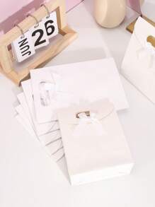 20pcs Customized Paper Bags, Personalized Packaging Bags, Handle Bags With Flip Cover & Closure, Bowknot Gift Packaging Bags, Gift Wrap Pouches,Multi-Functional,Durable,Ornamental,Reusable,Exquisite,Stylish,High-Quality,Colorful,Modern,Custom,Personalized,Unique,Ideal Gifts For Him,Ideal Gifts For Her,Boyfriend,Dad,Girlfriend,Mom,Family,Friends,Tea Room,Home,Garden,Office,For Anniversaries,For Valentine's Day,For Mother's Day,For Birthdays,For Father's Day,For Graduation,For Weddings,For Housewarming