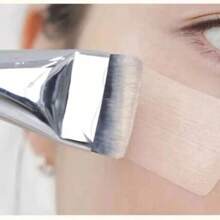 Kit de 2 Pincels De Base Corretivo, Contorno Facial, Máscara Facial, Mistura Plana Pincel De Maquiagem