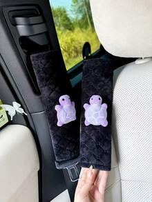 Cute Turtle Car Seat Belt Covers, Soft Anti-Chafe Shoulder Protector - Turtle Shoulders - View 8