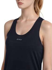 2XU Light Speed Singlet - Black - View 2