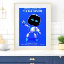 1pc Wall Arts Posters Frameless Modern Game Astro Bot Poster Home Room Decor Livingroom Bedroom Aesthetic Art Wall Painting Stickers