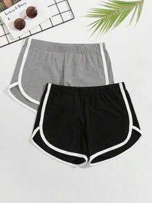 Sweatshirt Sweatshirt Short Shorts Gringa Fashion Side Waistband Sport - Multicolor - View 3