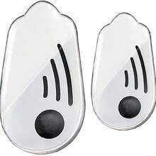 2pcs 4th Generation Volcanic Magnetic Invisible High Elastic Shock-Absorbing Comfortable Insoles, Soft Silicone Heel Protector Pads, Suitable For Sports Shoes & Casual Shoes