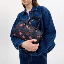 Coach Rowan 25 Classic Mini Satchel - Nowa damska torebka na ramię z uchwytem u góry