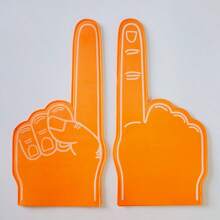 1 pezzo Dito in schiuma personalizzato con testo, Dito in schiuma gigante personalizzato con messaggio stampato per giornata di gara, evento, matrimonio, festa, ritorno a scuola